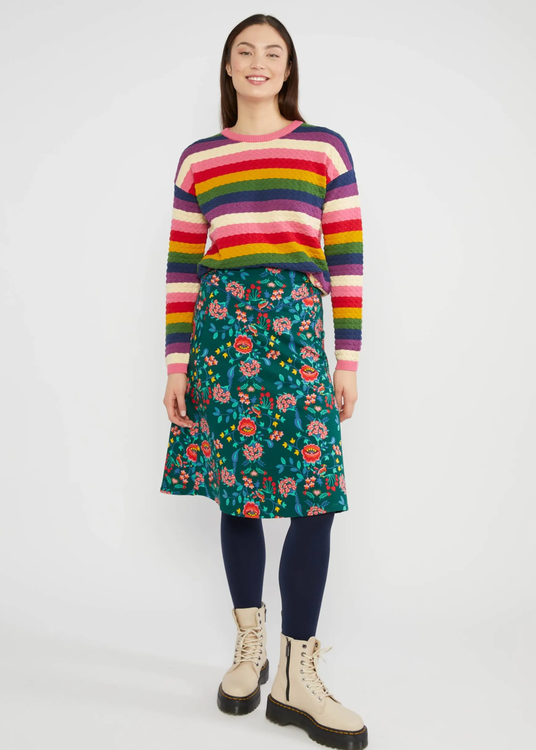 Damen Blutsgeschwister Sweatröcke|Sweatrock Rosegarden Swing