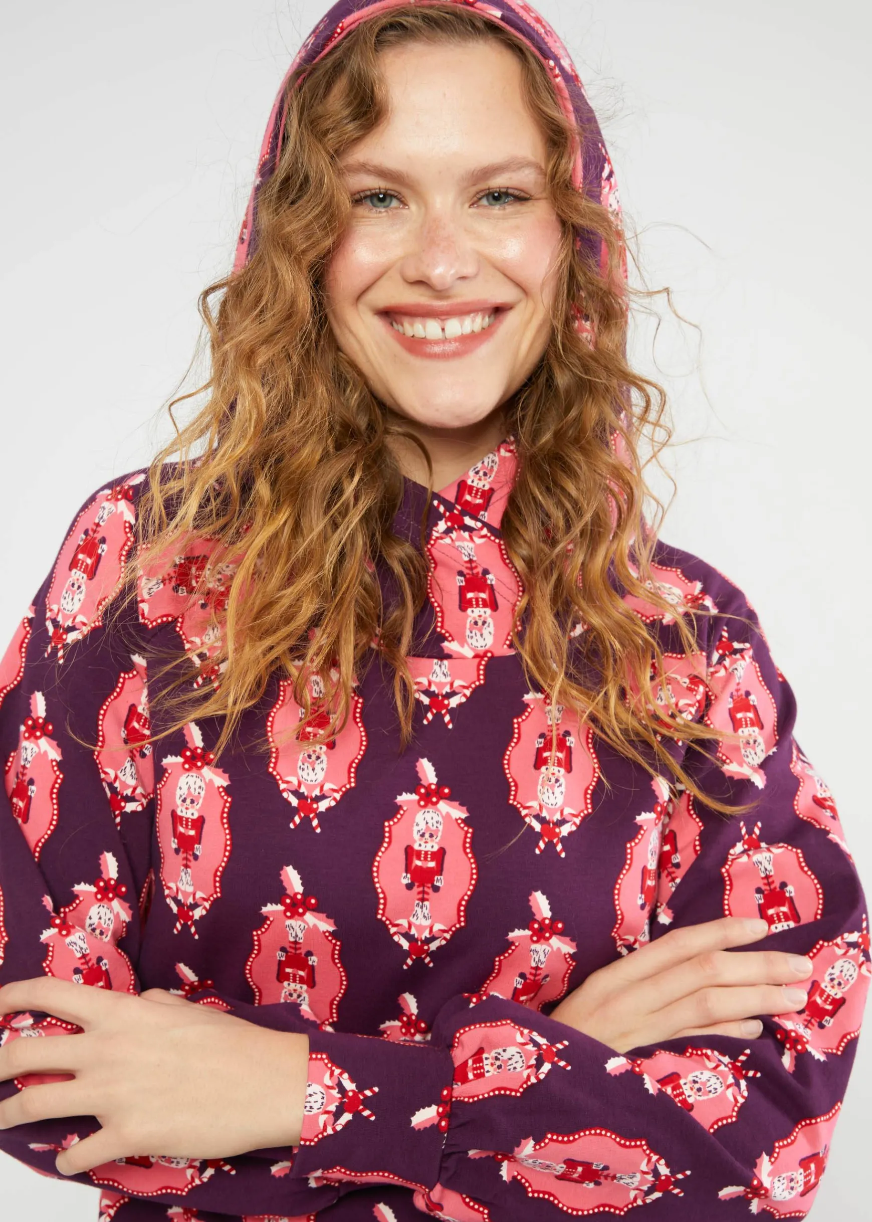 Damen Blutsgeschwister Hoodies|Sweatshirts|Sweatshirtkleid Nutcrackerista