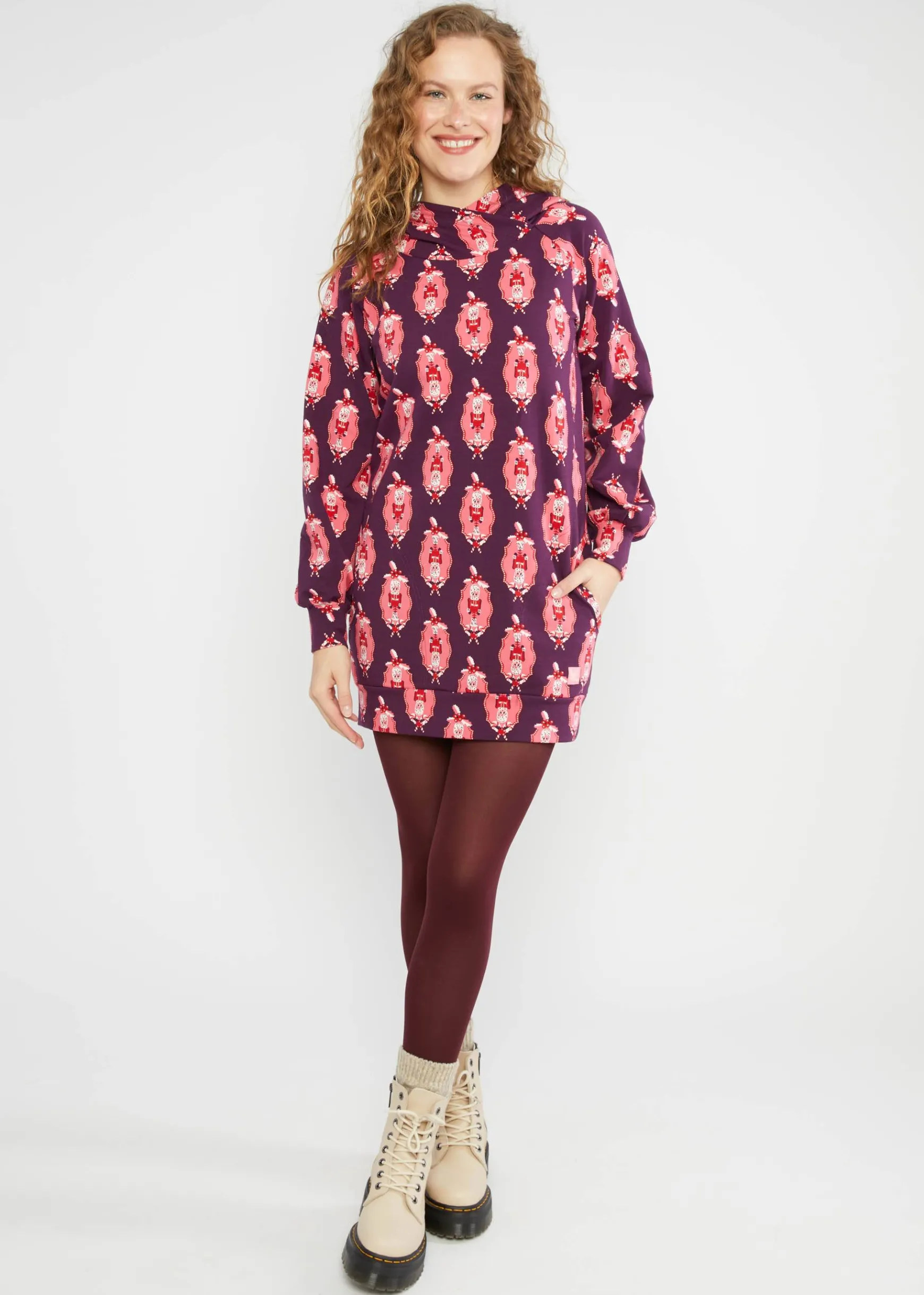 Damen Blutsgeschwister Hoodies|Sweatshirts|Sweatshirtkleid Nutcrackerista