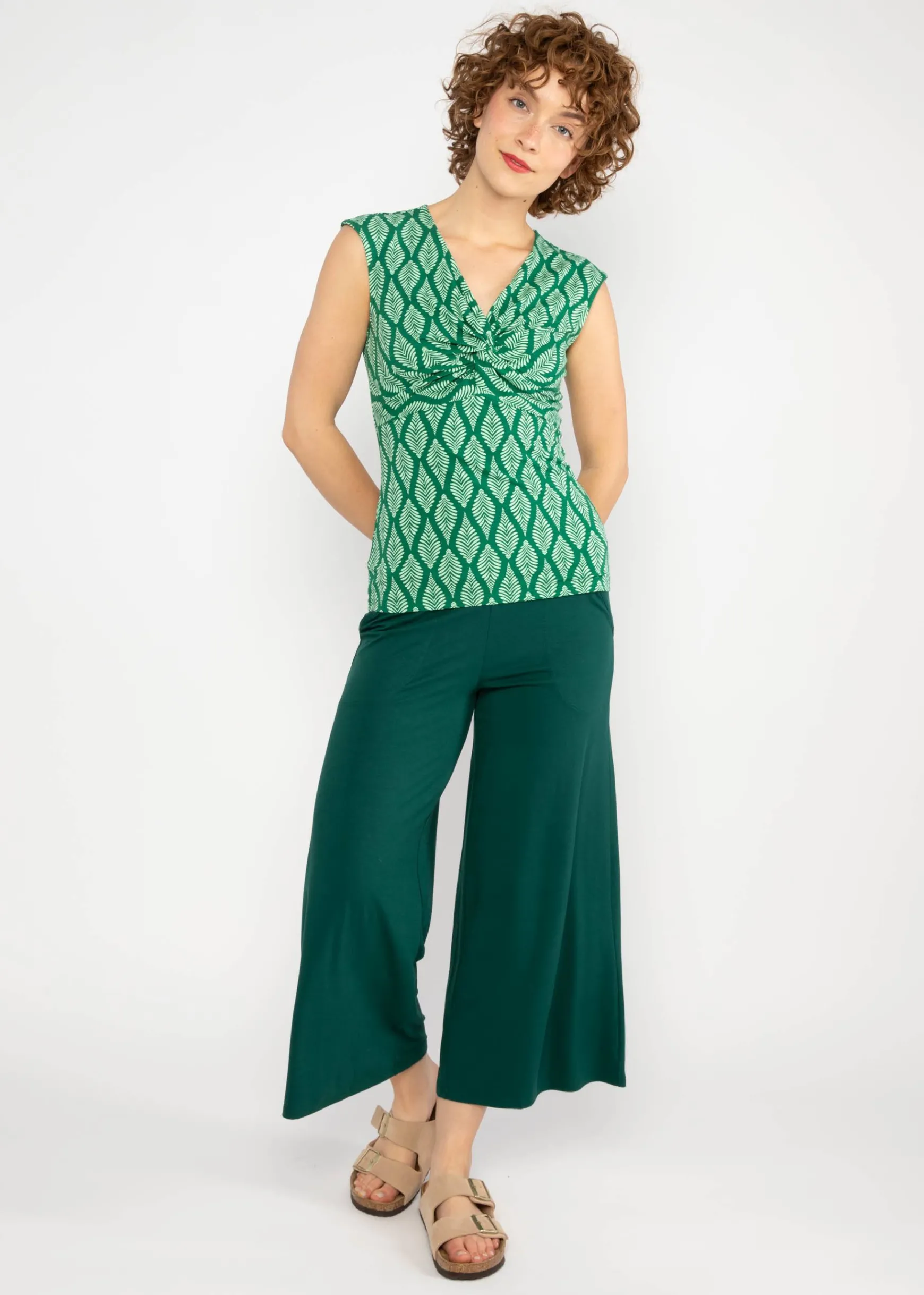 Damen Blutsgeschwister Tops|V-Ausschnitt|Top Savanna Knot