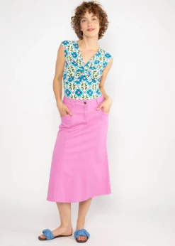 Damen Blutsgeschwister Tops|V-Ausschnitt|Top Savanna Knot