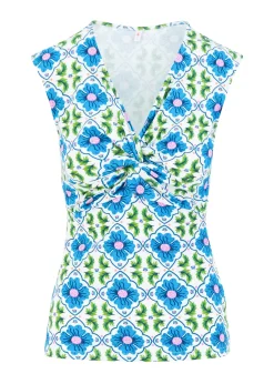 Damen Blutsgeschwister Tops|V-Ausschnitt|Top Savanna Knot