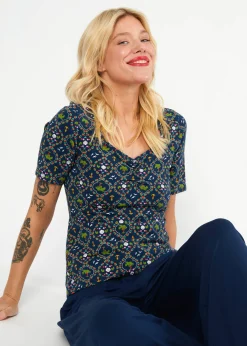 Damen Blutsgeschwister T-Shirts|Rundhals|T-Shirt Balconnet Fu00E9minin