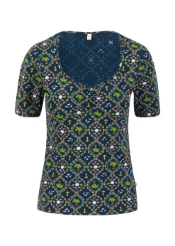 Damen Blutsgeschwister T-Shirts|Rundhals|T-Shirt Balconnet Fu00E9minin