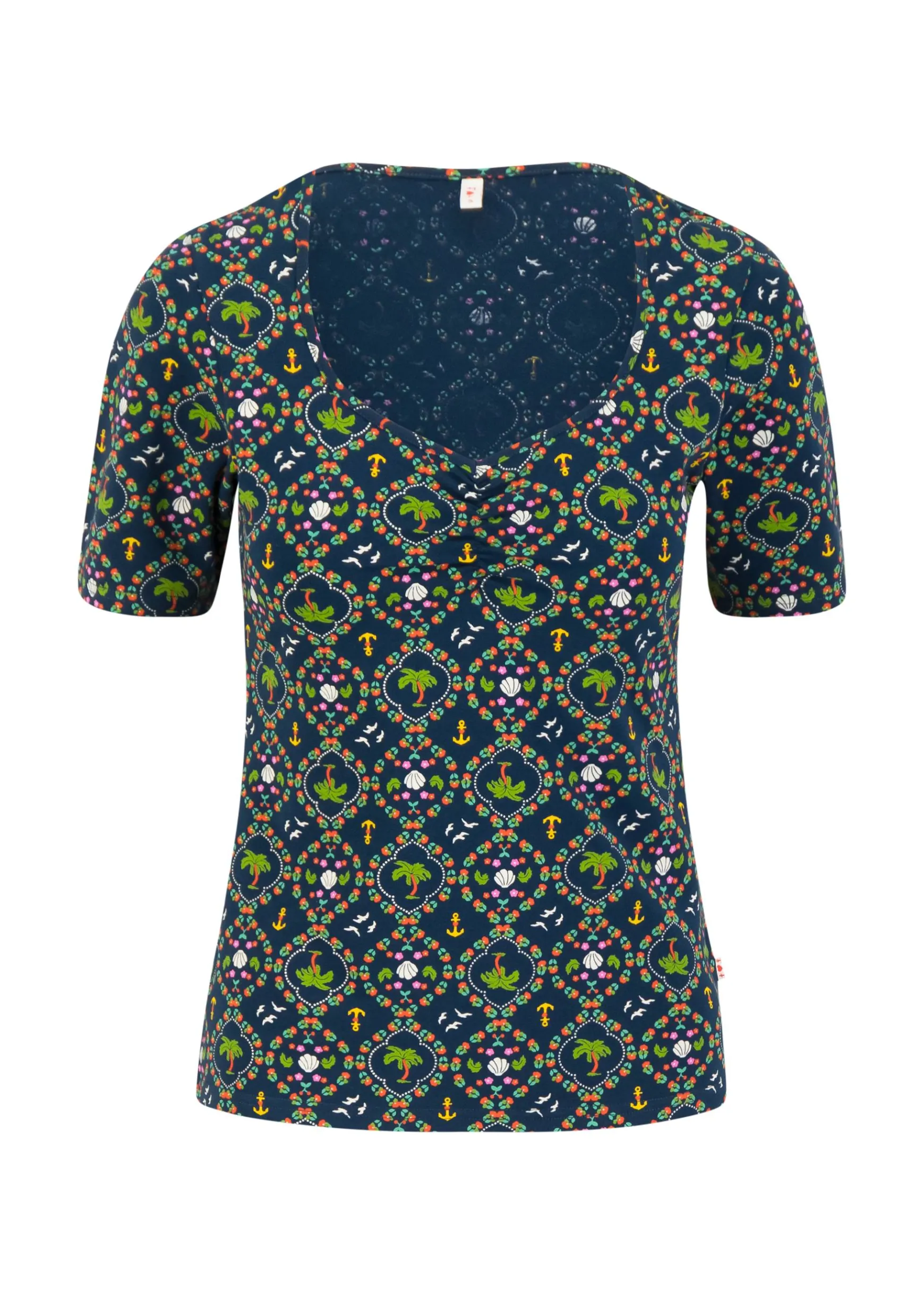 Damen Blutsgeschwister T-Shirts|Rundhals|T-Shirt Balconnet Fu00E9minin