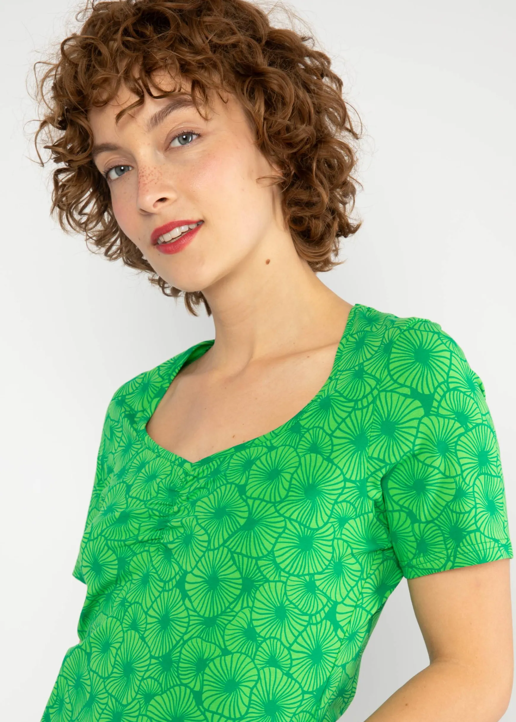 Damen Blutsgeschwister T-Shirts|Rundhals|T-Shirt Balconnet Fu00E9minin