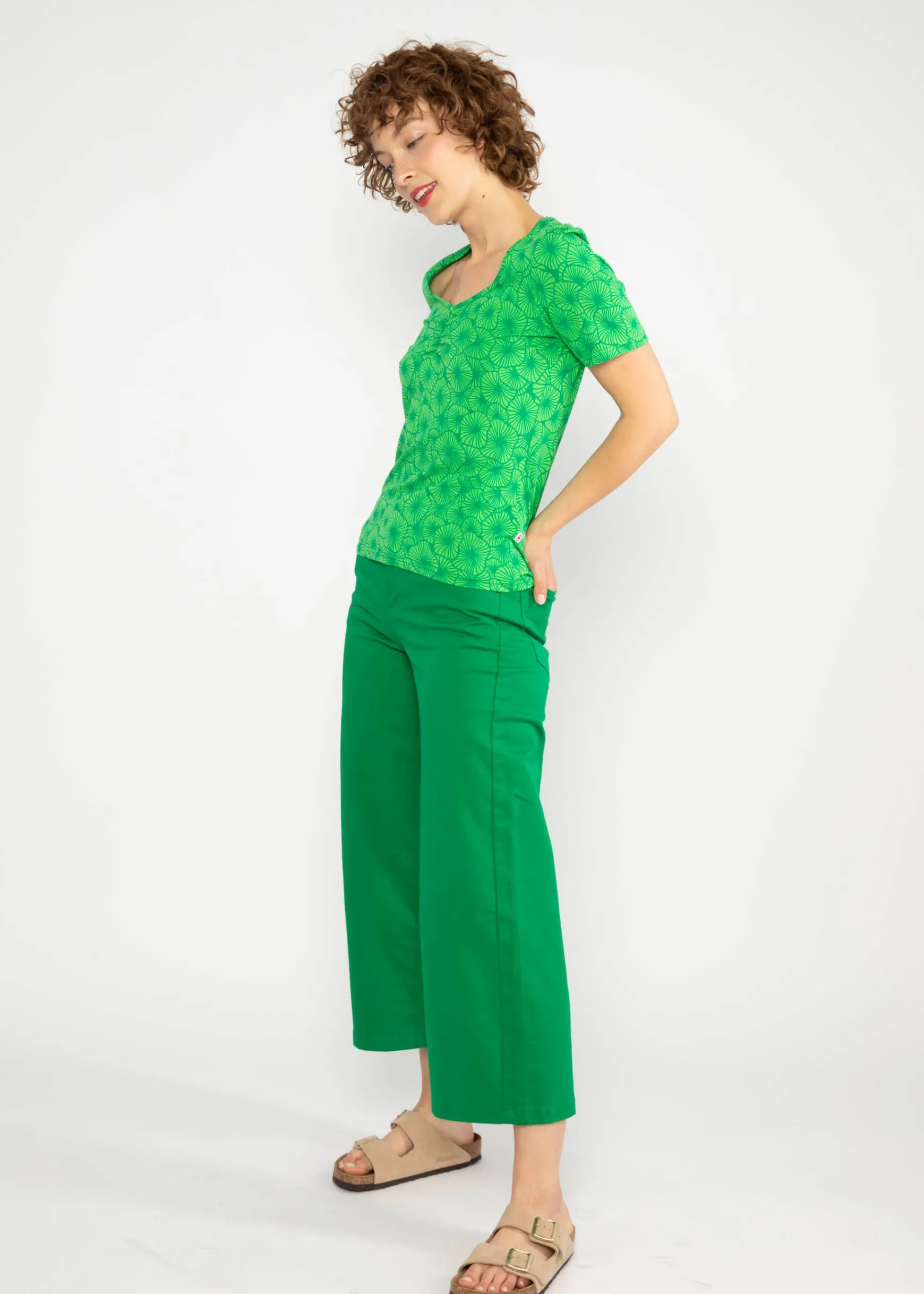 Damen Blutsgeschwister T-Shirts|Rundhals|T-Shirt Balconnet Fu00E9minin