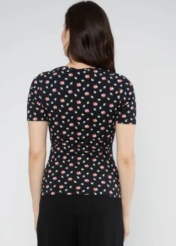 Damen Blutsgeschwister T-Shirts|Rundhals|T-Shirt Balconnet Fu00E9minin