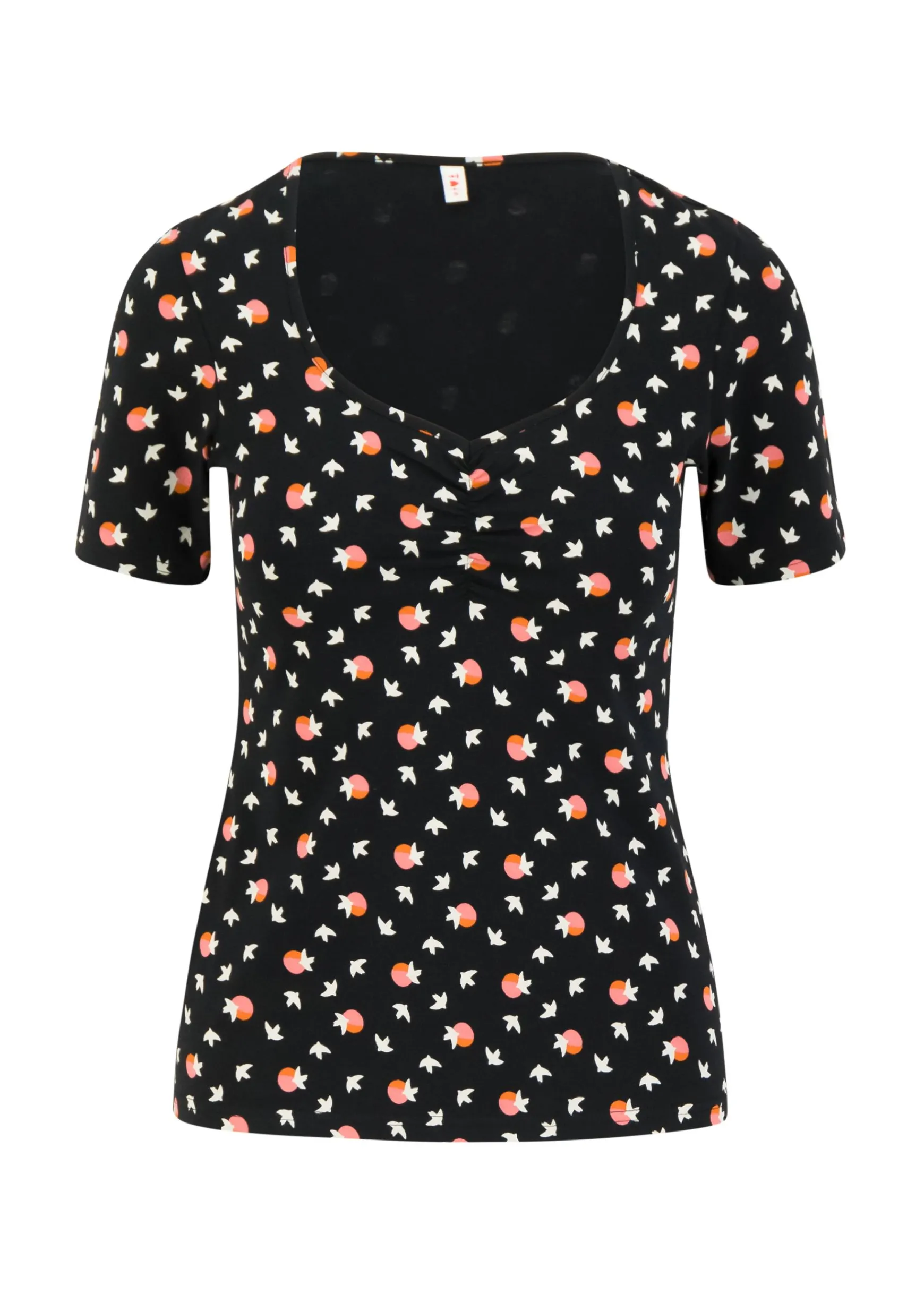 Damen Blutsgeschwister T-Shirts|Rundhals|T-Shirt Balconnet Fu00E9minin