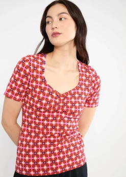 Damen Blutsgeschwister T-Shirts|Rundhals|T-Shirt Balconnet Fu00E9minin