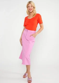Damen Blutsgeschwister T-Shirts|Rundhals|T-Shirt Balconnet Fu00E9minin