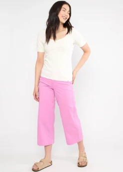 Damen Blutsgeschwister T-Shirts|Rundhals|T-Shirt Balconnet Fu00E9minin