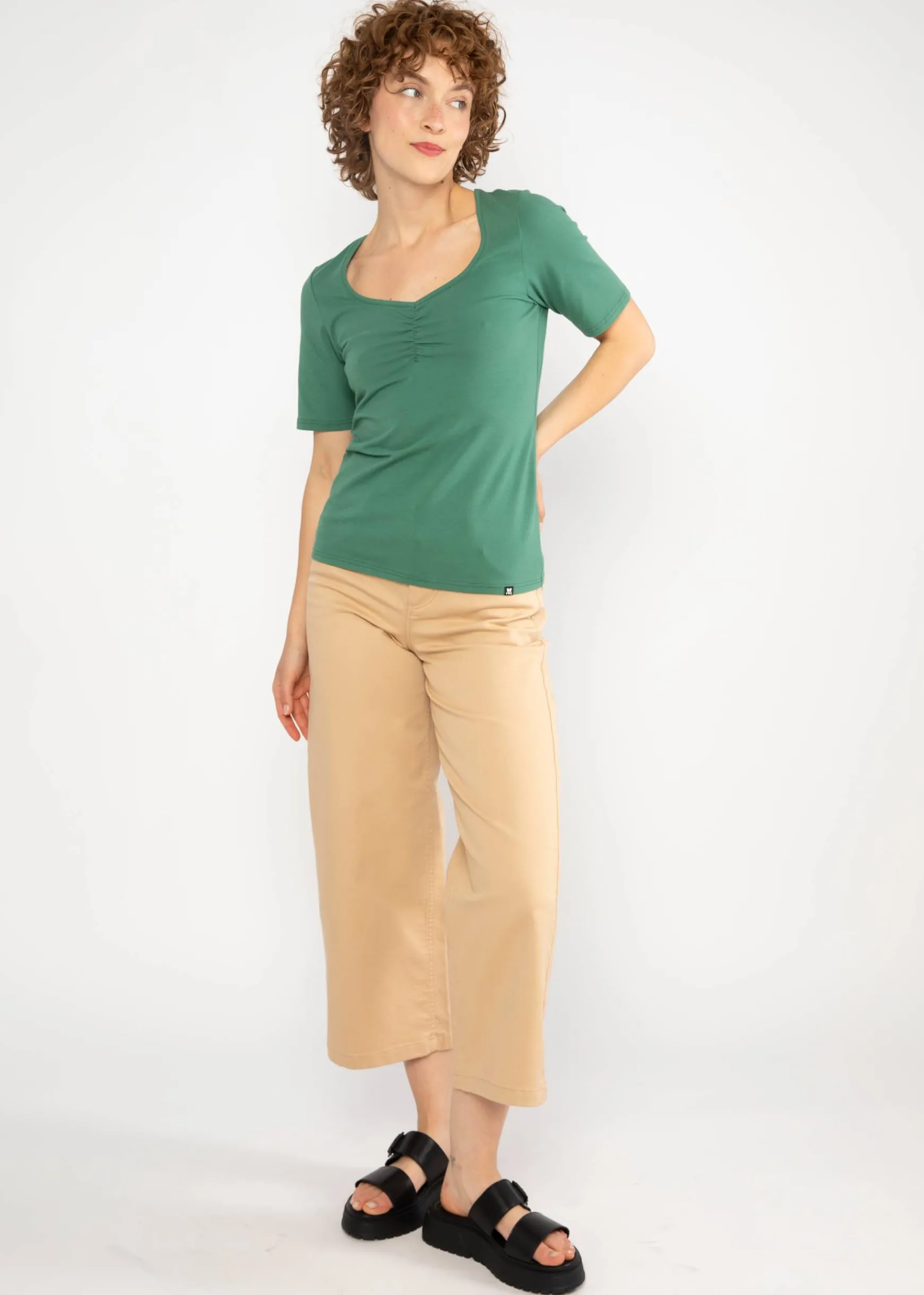 Damen Blutsgeschwister T-Shirts|Rundhals|T-Shirt Balconnet Fu00E9minin