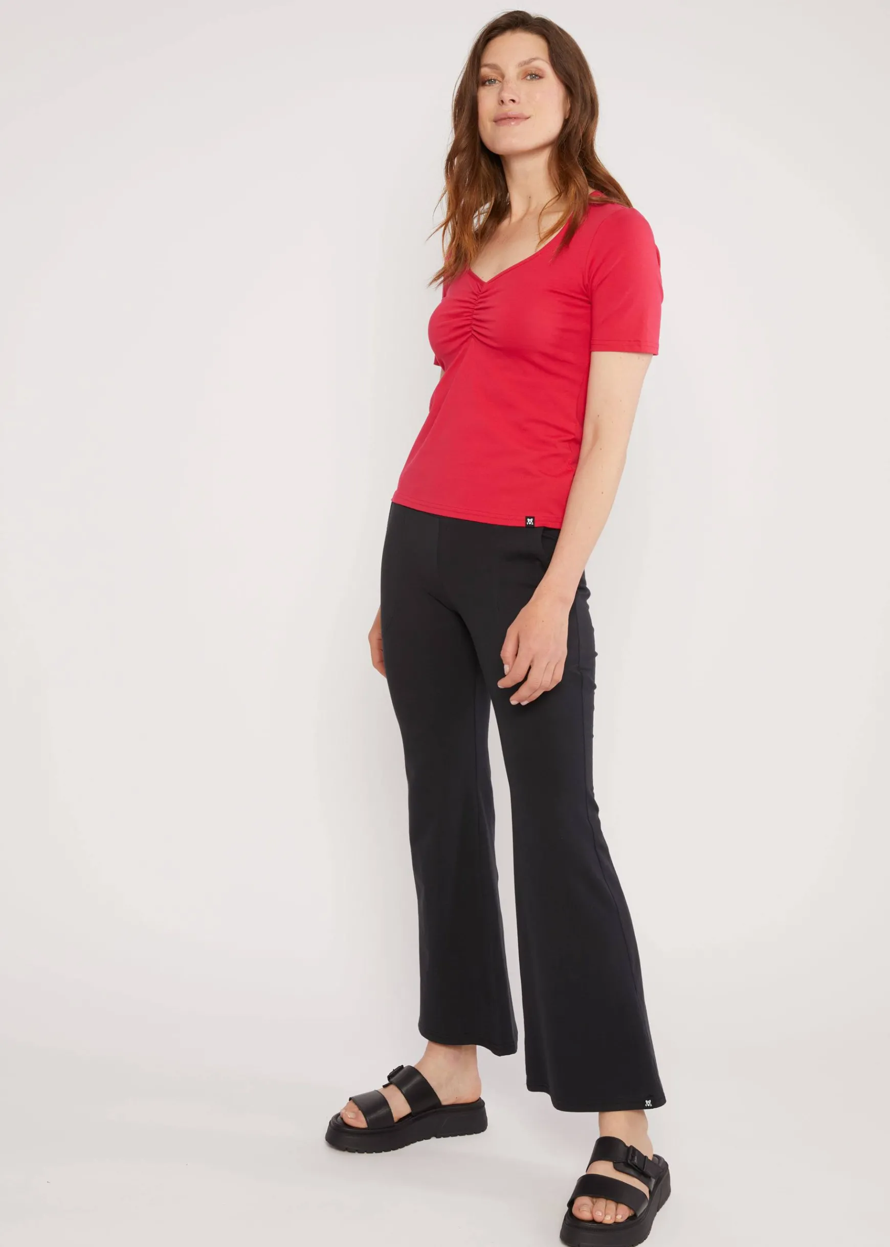 Damen Blutsgeschwister T-Shirts|Rundhals|T-Shirt Balconnet Fu00E9minin