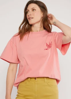 Damen Blutsgeschwister T-Shirts|Rundhals|T-Shirt Bubblegum Romance