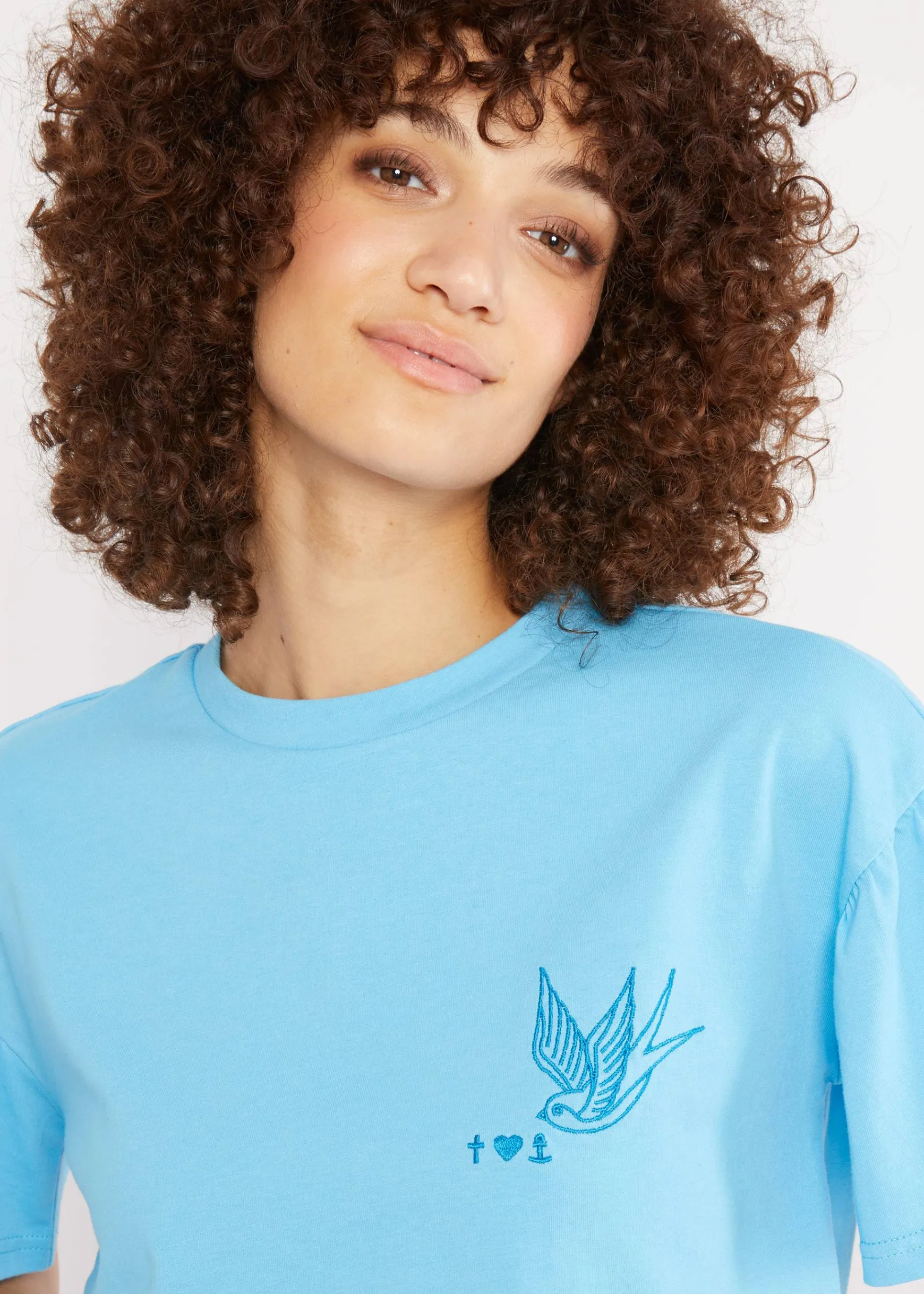 Damen Blutsgeschwister T-Shirts|Rundhals|T-Shirt Bubblegum Romance
