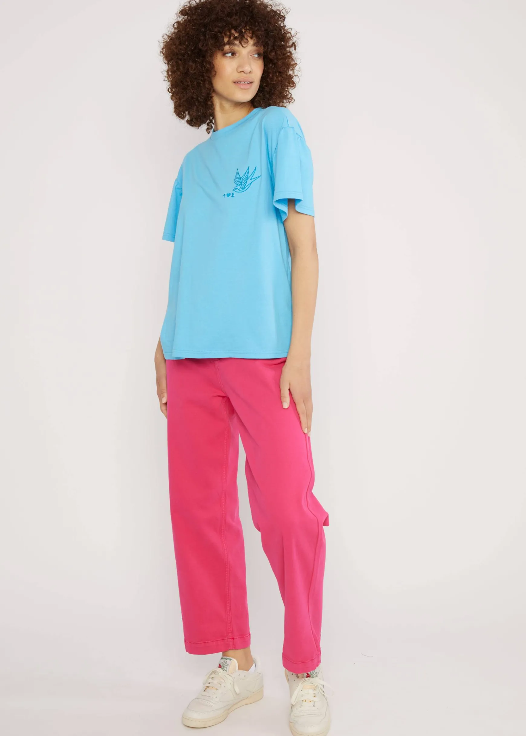 Damen Blutsgeschwister T-Shirts|Rundhals|T-Shirt Bubblegum Romance