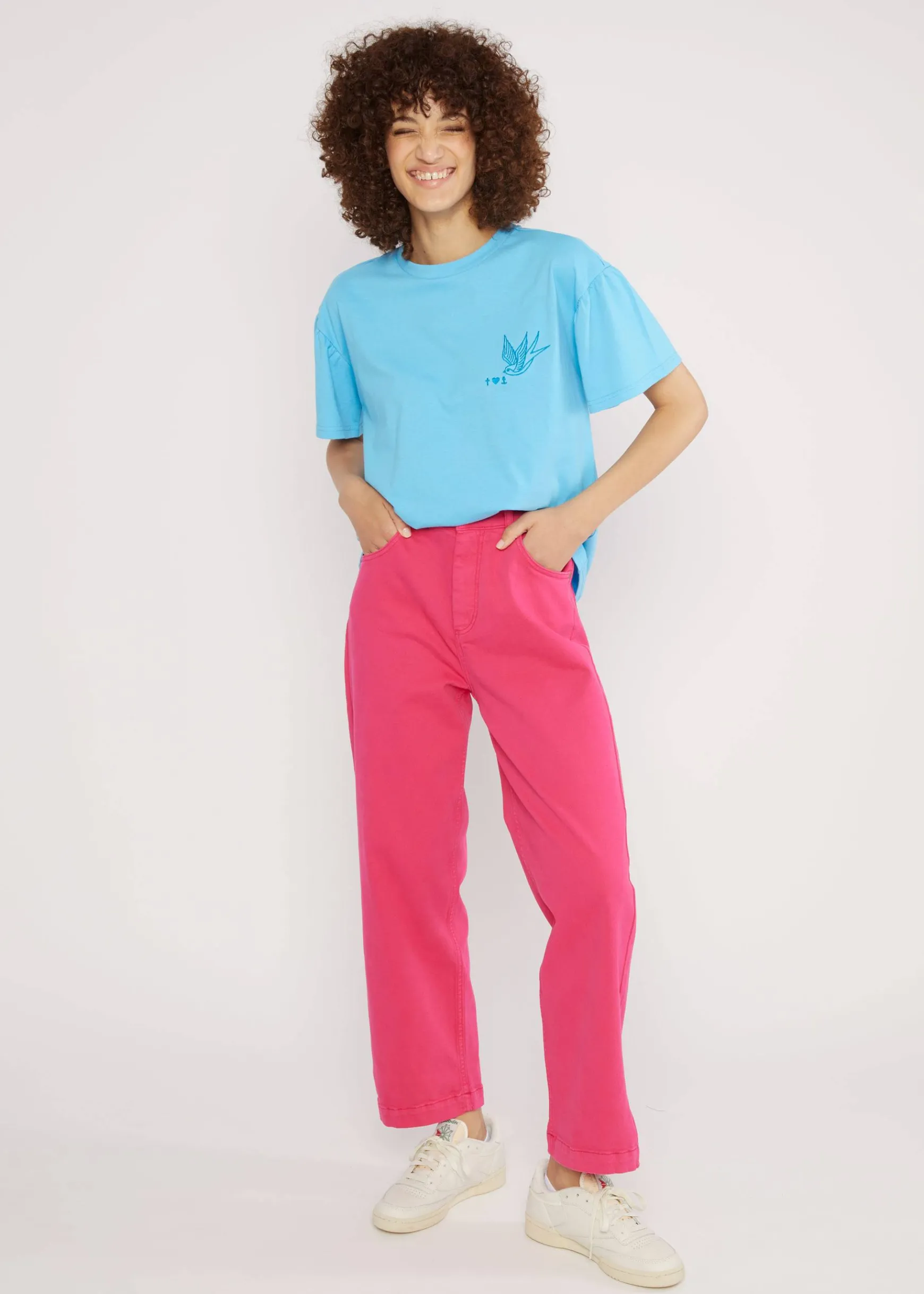 Damen Blutsgeschwister T-Shirts|Rundhals|T-Shirt Bubblegum Romance