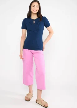 Damen Blutsgeschwister T-Shirts|Rundhals|T-Shirt Criss Cross Cu0153ur