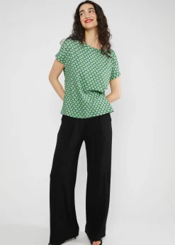 Damen Blutsgeschwister T-Shirts|Rundhals|T-Shirt Flowgirl