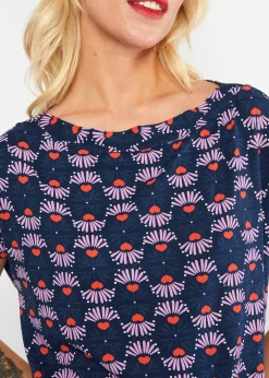 Damen Blutsgeschwister T-Shirts|Rundhals|T-Shirt Flowgirl