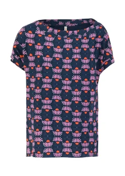 Damen Blutsgeschwister T-Shirts|Rundhals|T-Shirt Flowgirl