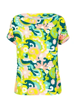 Damen Blutsgeschwister T-Shirts|Rundhals|T-Shirt Flowgirl