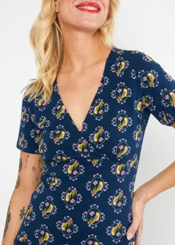 Damen Blutsgeschwister T-Shirts|V-Ausschnitt|T-Shirt Mon Soleil Cache