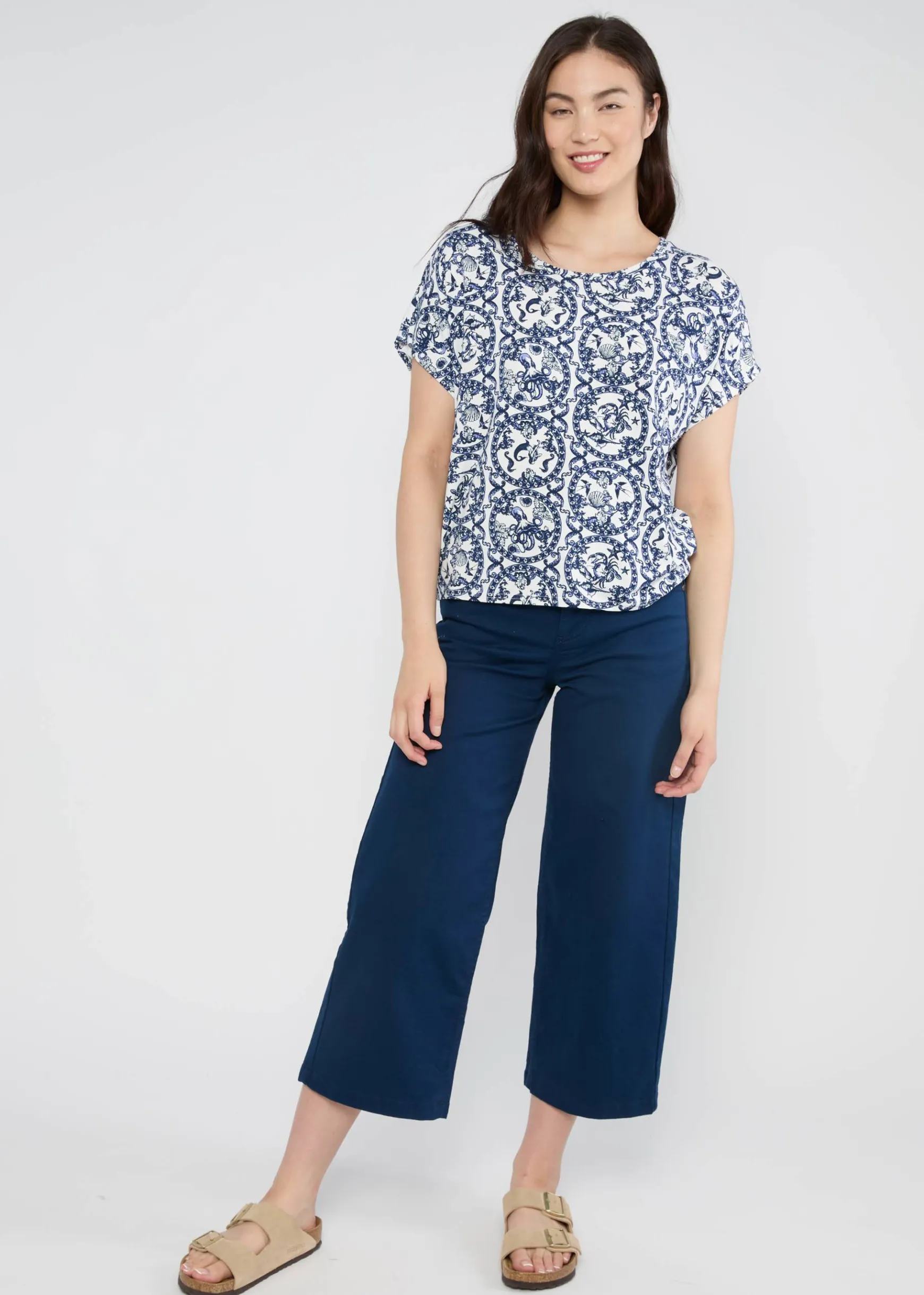 Damen Blutsgeschwister T-Shirts|Rundhals|T-Shirt The Overspacious