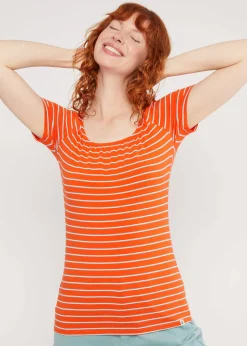 Damen Blutsgeschwister T-Shirts|Rundhals|T-Shirt Vintage Heart