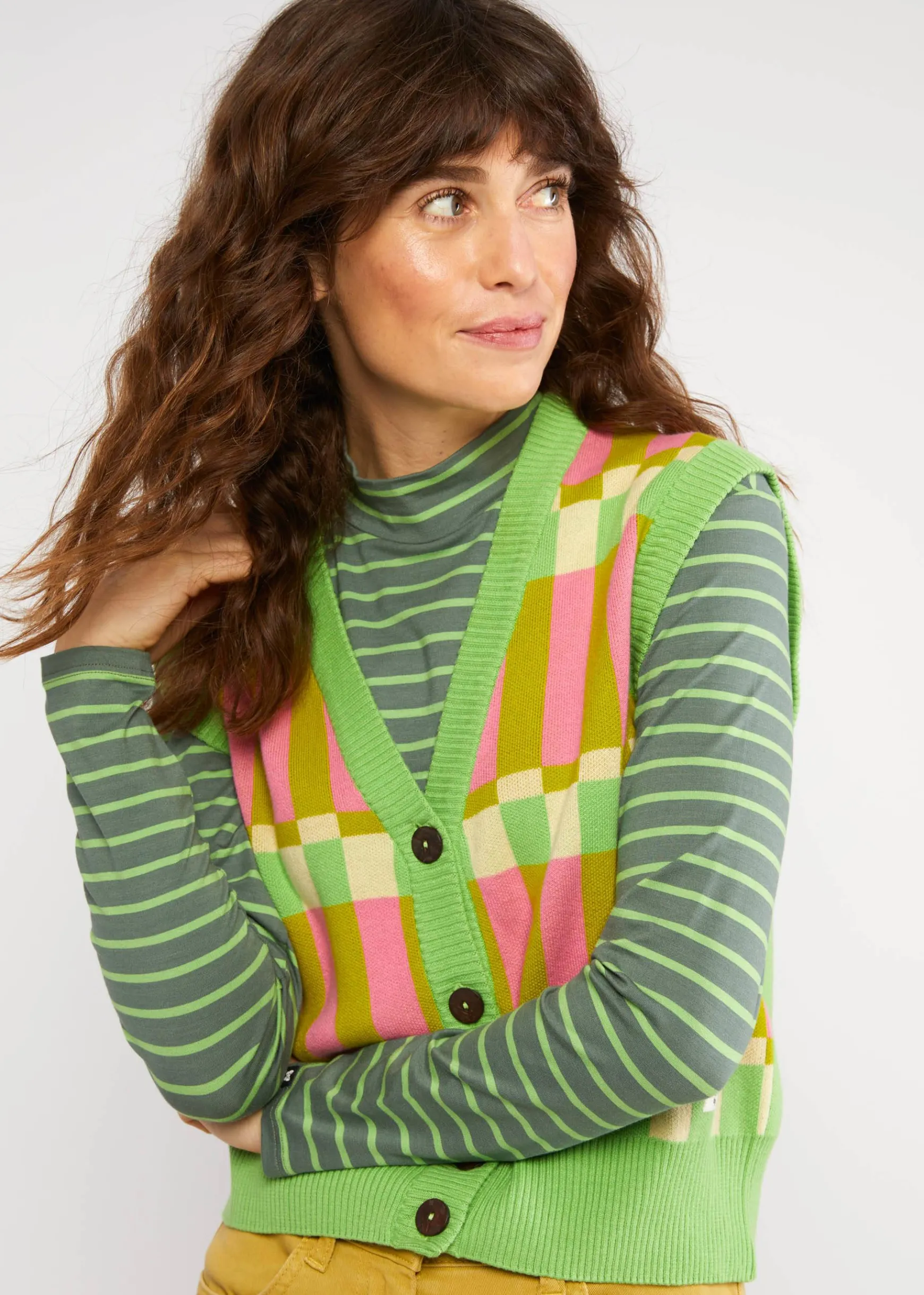 Damen Blutsgeschwister Strickpullover|Cardigans|Weste Storyteller Vest