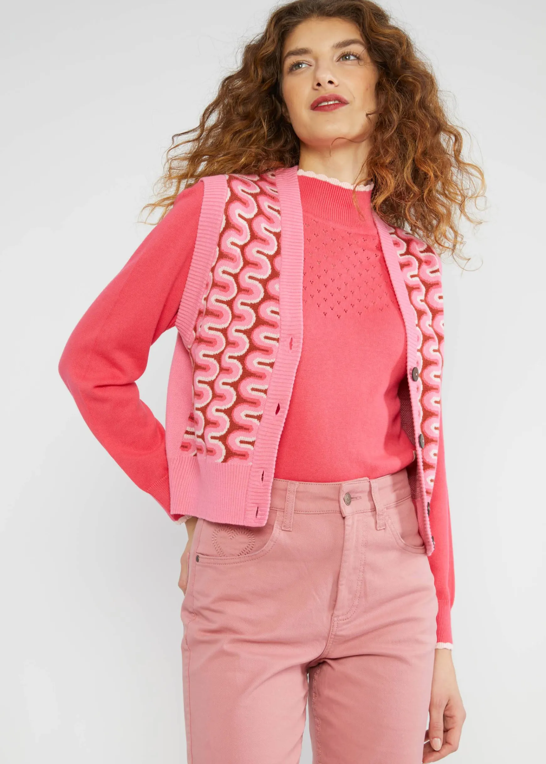 Damen Blutsgeschwister Strickpullover|Cardigans|Weste Storyteller Vest